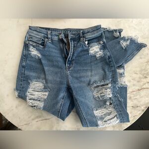 American Eagle distressed jeans size 0